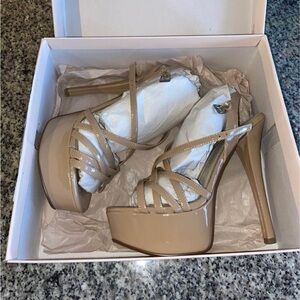 Chinese Laundry Nude Platform Heels